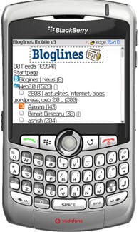 Bloglines mobile