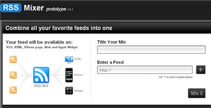 rss mixer