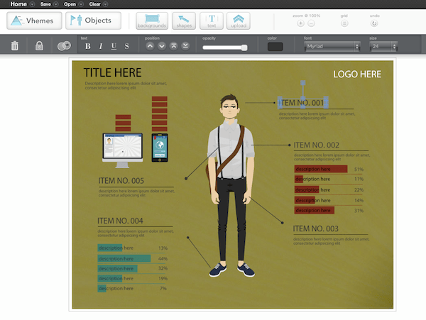easelly, une application Web pour créer des infographies