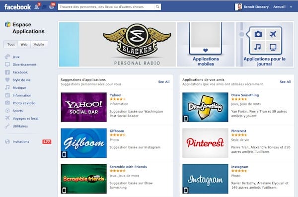Facebook introduit le modèle d’abonnement pour les applications