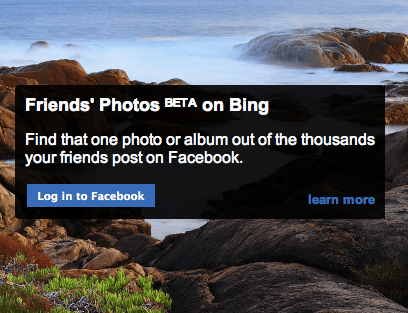 Facebook: recherchez les photos de vos amis sur Bing