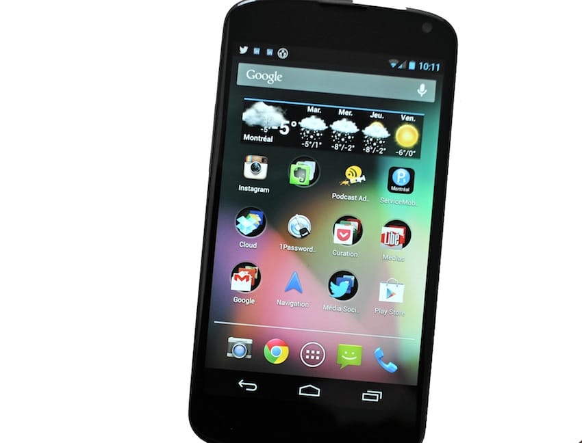 Le Nexus 4, probablement le meilleur smartphone de sa catégorie