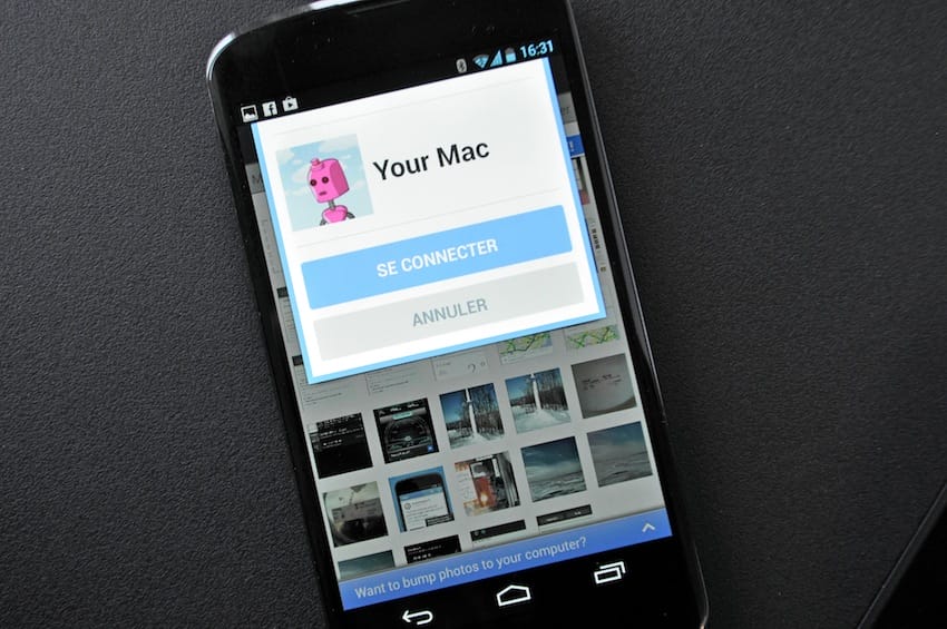 Bump transforme votre iPhone ou smartphone Android en une clé USB