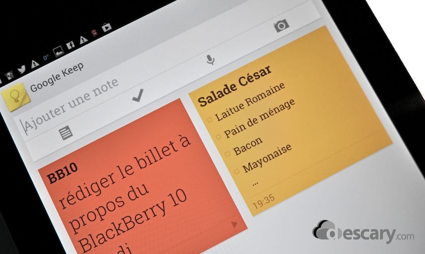 Google Keep, le bloc-notes pour Android qui se synchronise avec Drive