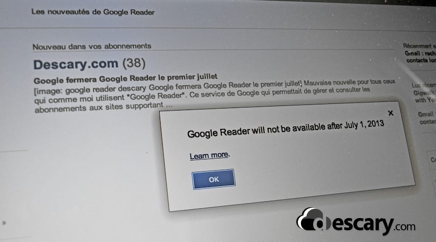 Google, pourquoi avez-vous décidé de fermer Reader? Avez-vous signé la pétition?