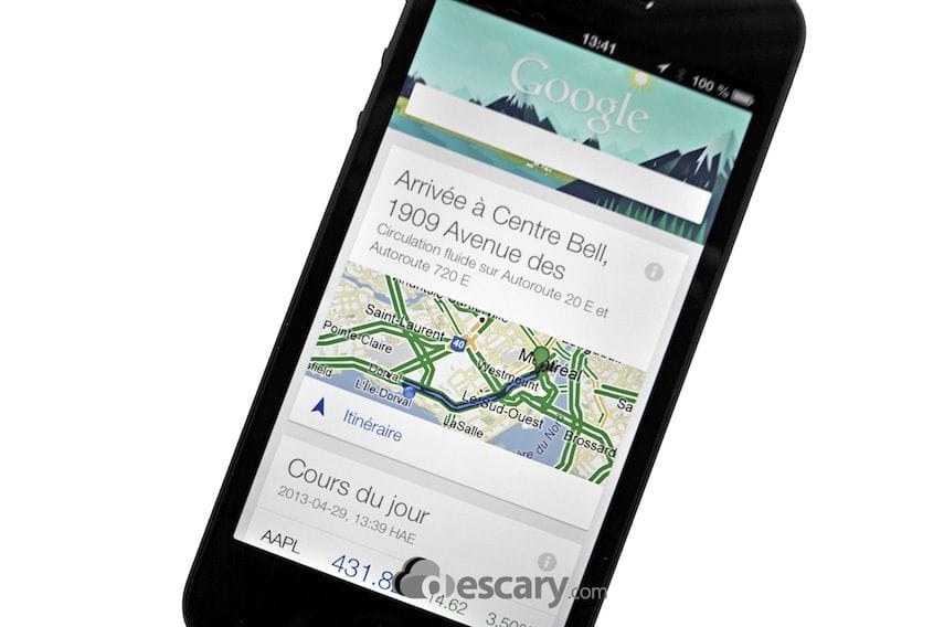 Google lance une version iPad et iPhone de Google Now