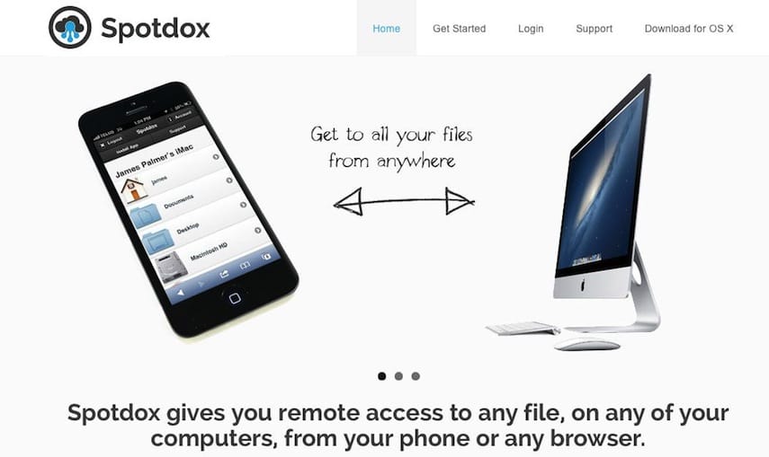 Spotdox: accédez à tous les fichiers de votre Mac depuis votre smartphone ou tablette