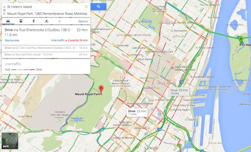 La nouvelle version de Google Maps est offerte pour tous les utilisateurs