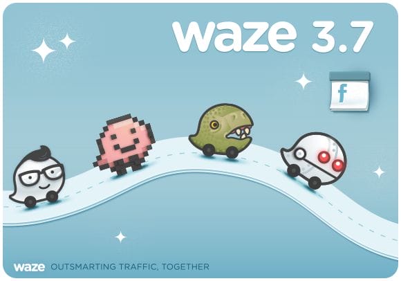 Waze, l’application mobile de navigation GPS intègre les événements Facebook