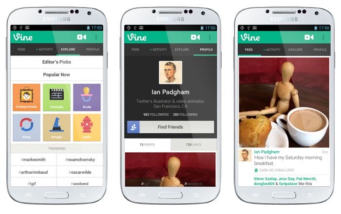 Twitter lance une version Android de Vine