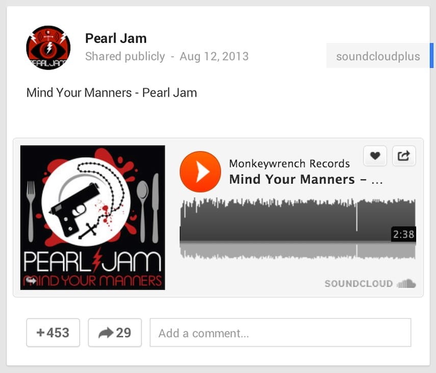 SoundCloud, le YouTube du son s’intègre à Google+