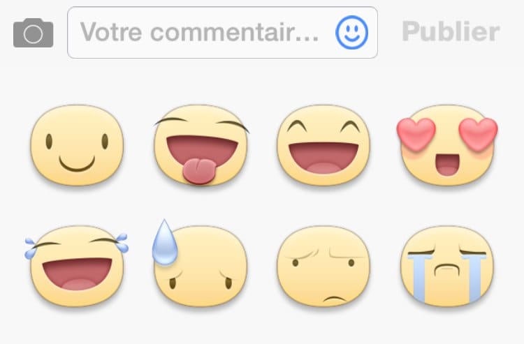 facebook autocollant sticker commentaires