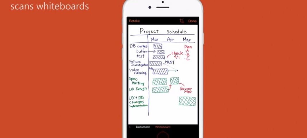 microsoft office lens pour iphone android
