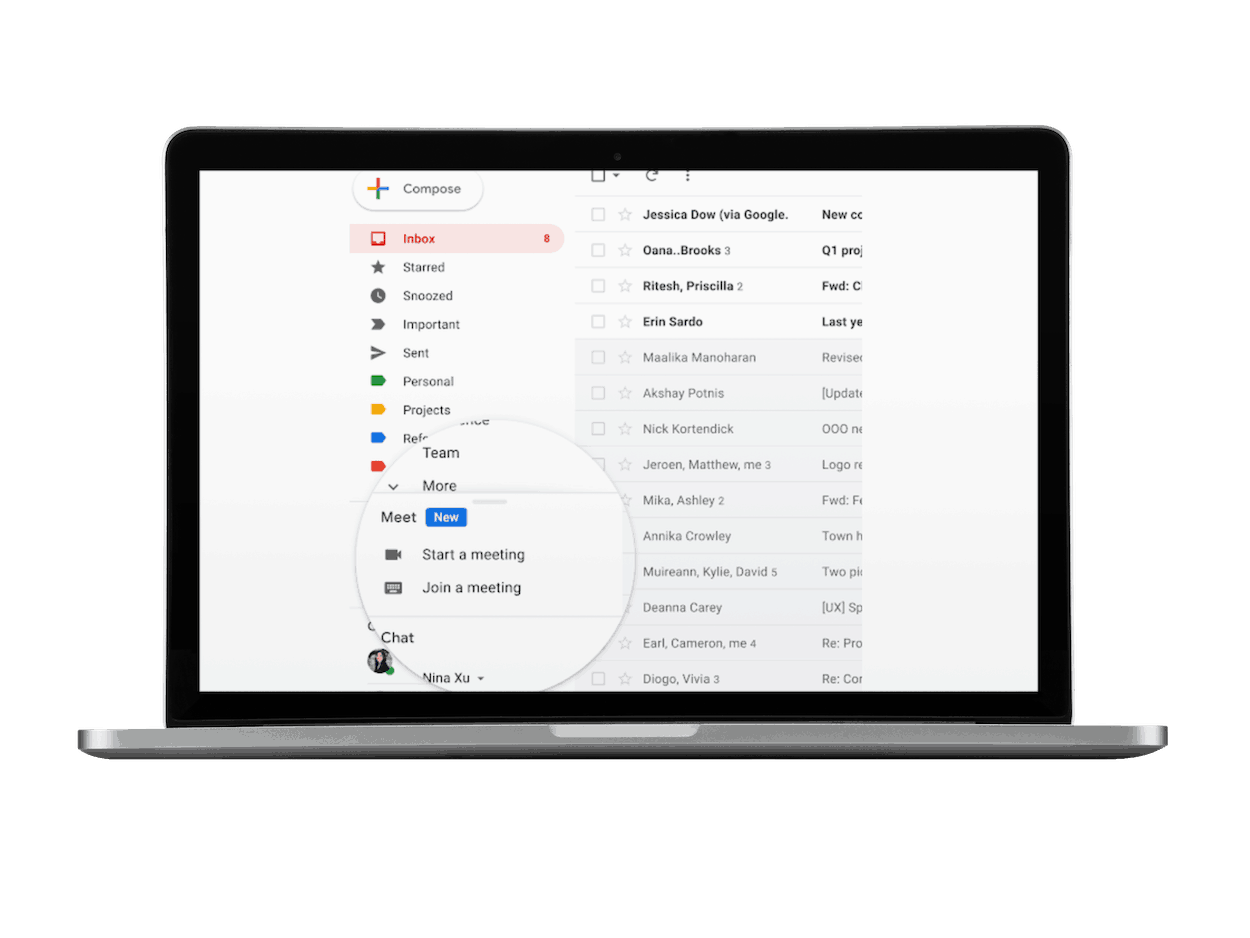 gogole meet integre a gmail Google Meet gmail