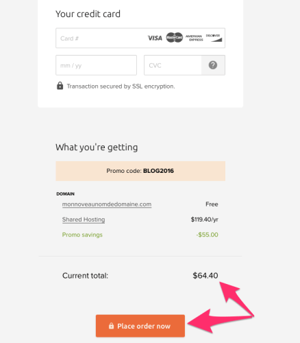 code rabais dreamhost site web