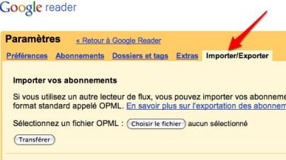 google-reader-parametres