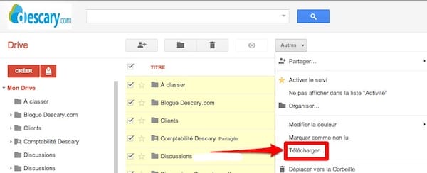 google-drive-exporter-fichier