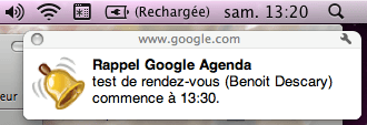 google-agenda-notification