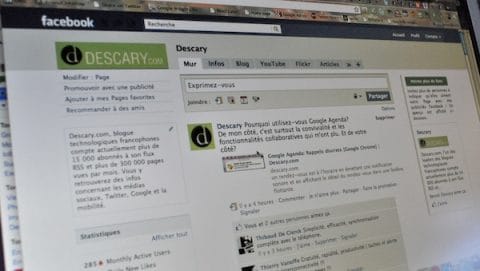 page facebook descary.com