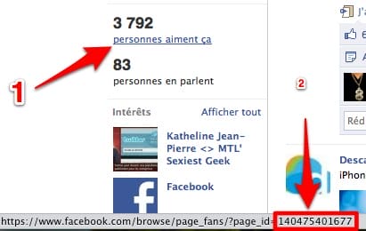 comment créer un lien pour ma page facebook