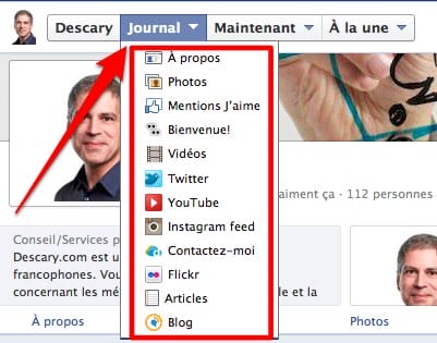 onglets-page-facebook