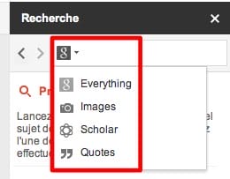 google-documents-volet-de-recherche-criteres