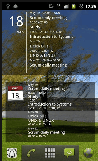 simple-caladar-widget-descary