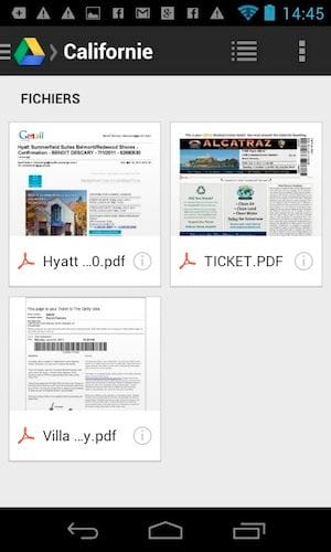 Google Drive Android affichage grille google-drive-android-grille