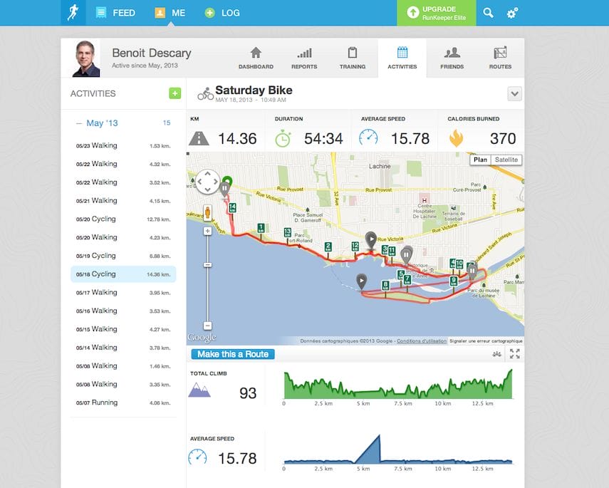runkeeper iphone sports