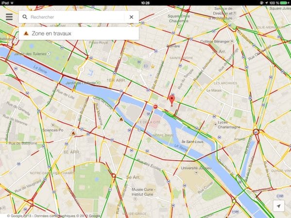 ipad-google-maps-trafic-travaux