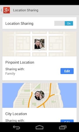 4location-sharing-settings
