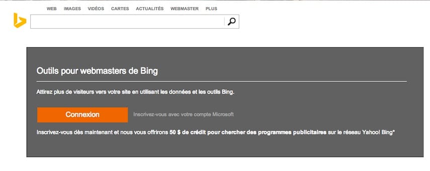 ouils webmasters bing wordpress