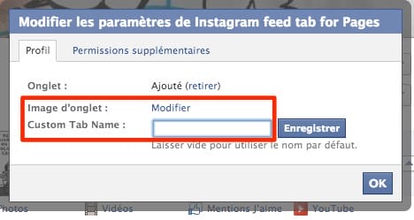 modifier le nom et image application page facebook 3