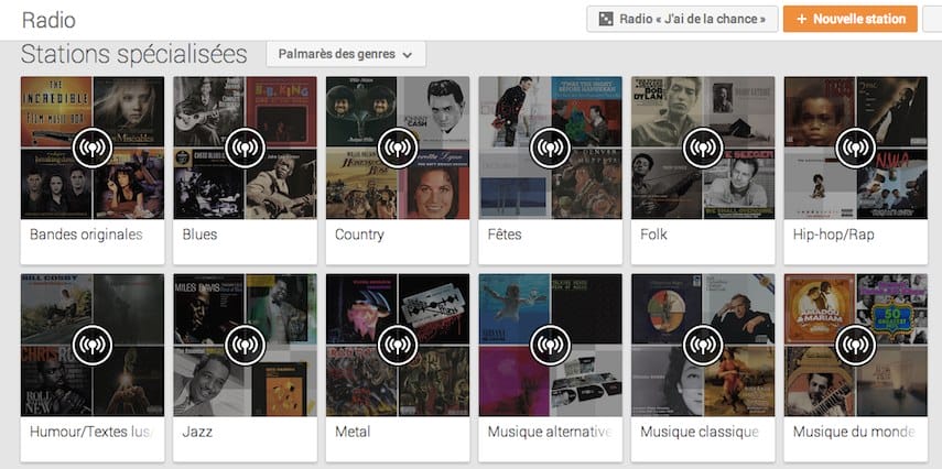 Google Musique canada
