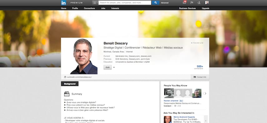 profil spotlight linkedin