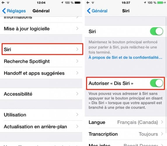 Comment activer Dis Siri sur votre iPhone et iPad ios8