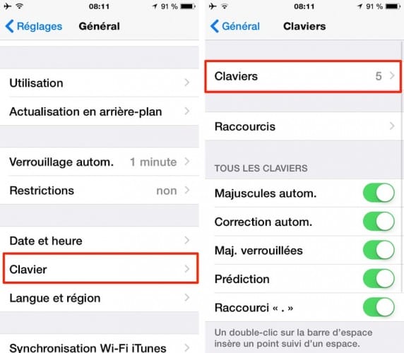 comment installer un clavier tiers swiftkey sous ios8 iphone