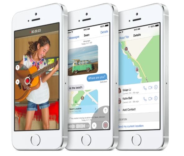 ios8 application message iphone