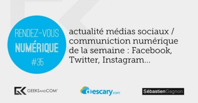rendez-vous numérique médias sociaux