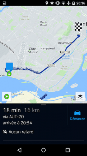 nokia here application de navigation gps pour android gratuit