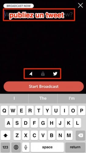 diffusion sur twitter periscope