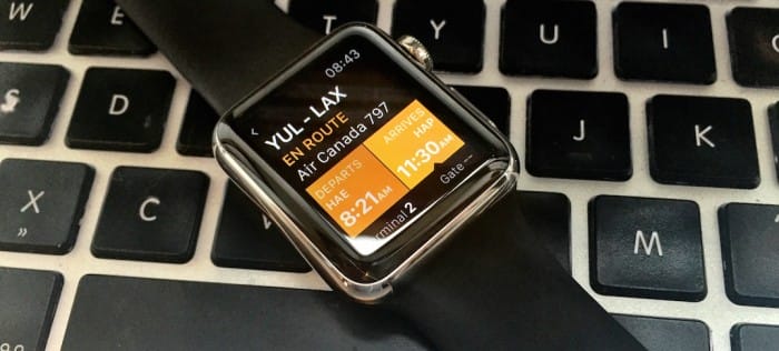 Apple Watch voyage tourisme applications
