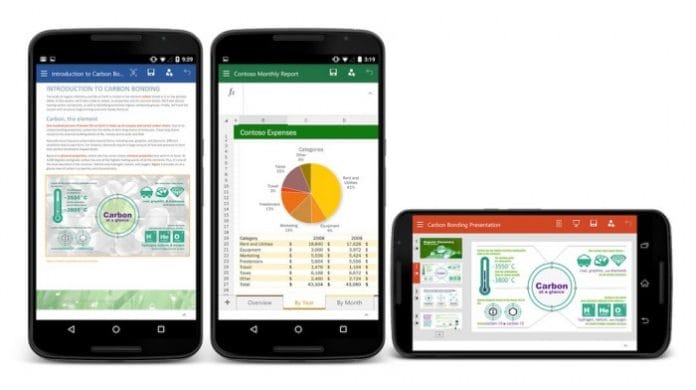 microsoft office pour smartphone android