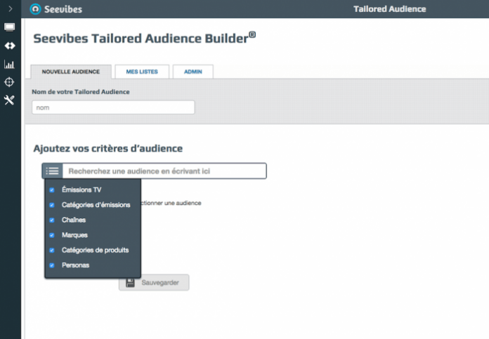 seevibes Tailored Audience Builder