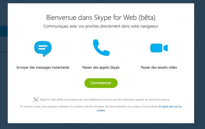skype version web