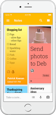 google keep ios