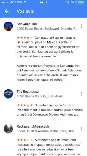 google maps ios vos avis