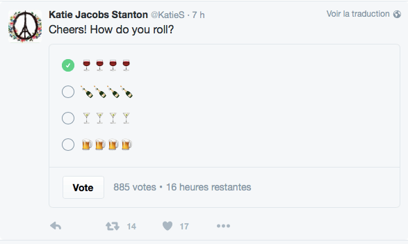 sondages twitter questions