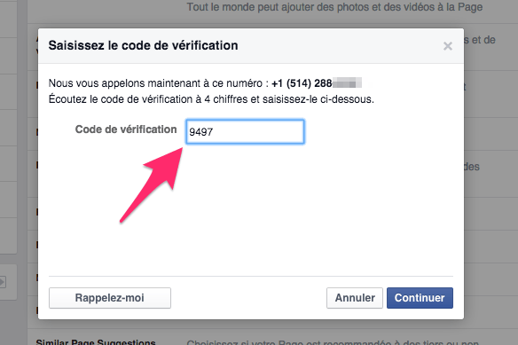 raisons valider page facebook 6