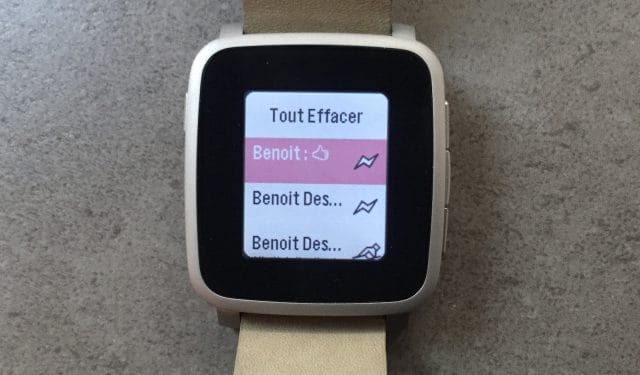pebble time notifications